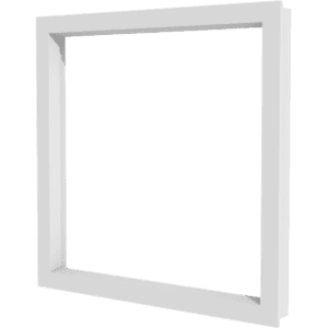 Weißes einteiliges festverglastes Kunststofffenster